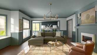 Transitional, Warm Transitional, Traditional Charm Living Room by Havenly Interior Designer Caroline