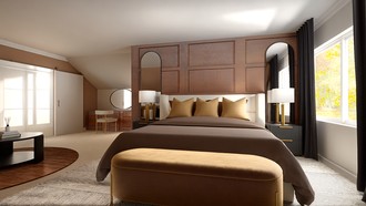 Modern, Classic, Transitional, Parisian Modern, Contemporary Luxe, Warm Transitional, New Classic Bedroom by Havenly Interior Designer Anny