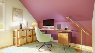 Midcentury Modern, Organic Modern Office by Havenly Interior Designer Zehra