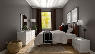 Midcentury Modern Bedroom by Havenly Interior Designer Luis