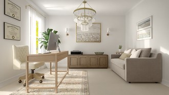Organic Modern Office by Havenly Interior Designer Nicole
