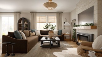 Modern, Classic, Eclectic, Midcentury Scandi, Organic Modern, California Cool Dining Room by Havenly Interior Designer Lauren