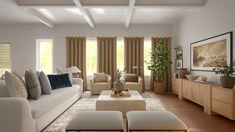 Traditional, Transitional Living Room by Havenly Interior Designer Luisa