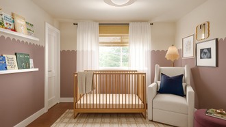 Inspired Modern, Organic Modern, Warm Transitional Nursery by Havenly Interior Designer Linda