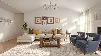 Classic, Traditional, Transitional Living Room by Havenly Interior Designer Elie