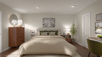 Contemporary, Midcentury Modern Bedroom by Havenly Interior Designer Chanel