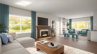 Classic, Organic Modern Living Room by Havenly Interior Designer Ivan