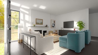  Living Room by Havenly Interior Designer Bell