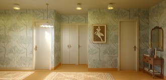 Modern Cottage, Traditional Charm Entryway by Havenly Interior Designer Devanshi