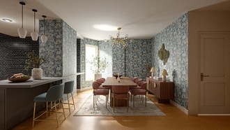 Modern Cottage, Traditional Charm Dining Room by Havenly Interior Designer Devanshi