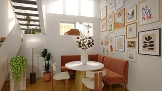 Eclectic, Midcentury Modern, Parisian Modern, Artful Eclectic Dining Room by Havenly Interior Designer Agustina