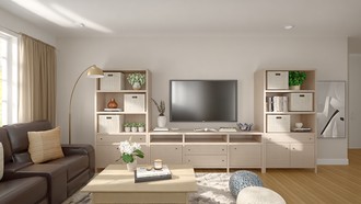 Contemporary, Modern, Rustic, Transitional, Modern Cottage Living Room by Havenly Interior Designer Sylvia