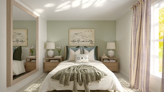 Warm Transitional, Traditional Charm Bedroom by Havenly Interior Designer Luisa