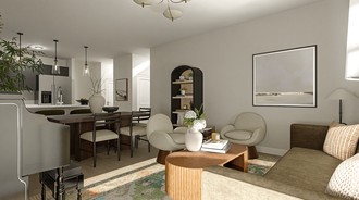 Organic Modern Living Room by Havenly Interior Designer Ivanna