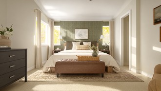 Transitional, Warm Transitional Bedroom by Havenly Interior Designer Lilia