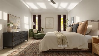 Transitional, Warm Transitional Bedroom by Havenly Interior Designer Lilia