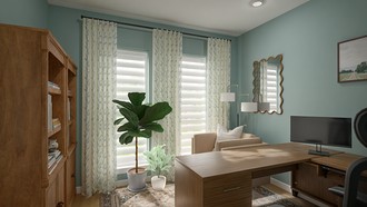 Organic Modern Office by Havenly Interior Designer Ariel