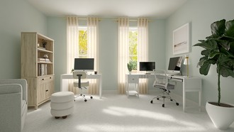 Midcentury Scandi, California Cool Office by Havenly Interior Designer Candida