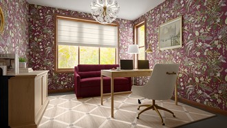 Classic, Coastal, Traditional, Transitional, Library, Preppy, Warm Transitional, Classic Coastal, Traditional Charm Office by Havenly Interior Designer Andrea