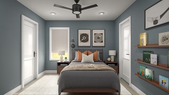 Modern, Classic, Industrial Bedroom by Havenly Interior Designer Melissa