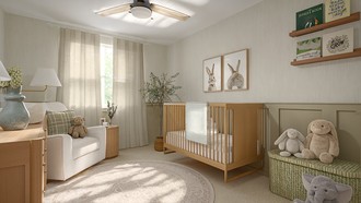 Transitional, Organic Modern Nursery by Havenly Interior Designer Emilee