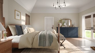 Classic, Traditional, Farmhouse, Rustic, Transitional, Vintage, Organic Modern, Warm Transitional Bedroom by Havenly Interior Designer Emilee