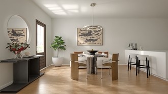 Modern, Transitional, Parisian Modern Dining Room by Havenly Interior Designer Vanessa