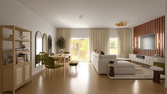 Contemporary, Modern, Glam Living Room by Havenly Interior Designer Faith