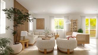 Scandinavian, Organic Modern Living Room by Havenly Interior Designer Montserrat