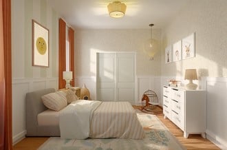 Eclectic, Vintage, Inspired Modern, Organic Modern, Artful Eclectic Bedroom by Havenly Interior Designer Valeria