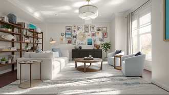 Modern, Coastal Living Room by Havenly Interior Designer Solongo