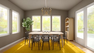 Eclectic, Artful Eclectic Dining Room by Havenly Interior Designer Jacqueline