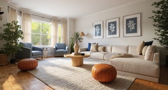 Modern, Transitional Living Room by Havenly Interior Designer Sophia