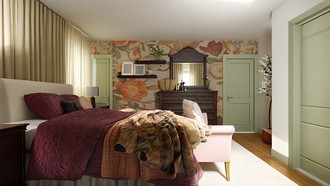 Eclectic, Transitional, Traditional Charm, Artful Eclectic Bedroom by Havenly Interior Designer Faith