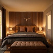 Modern, Farmhouse, Rustic Bedroom by Havenly Interior Designer Ana