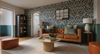 Modern, Transitional Living Room by Havenly Interior Designer Sophia