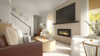 Transitional Living Room by Havenly Interior Designer Lilia