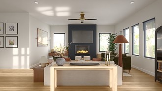 Scandinavian, Organic Modern Living Room by Havenly Interior Designer Abbey