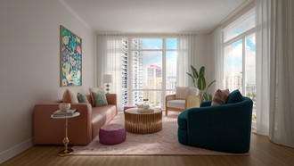 Contemporary Living Room by Havenly Interior Designer Barbara