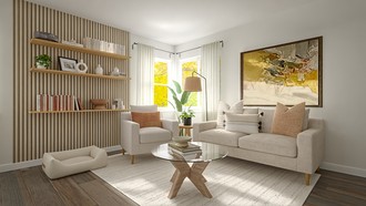 Midcentury Modern, Scandinavian, Midcentury Scandi Reading Room by Havenly Interior Designer Agustina