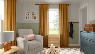 Eclectic, Midcentury Modern, Preppy Nursery by Havenly Interior Designer Rachel