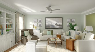 Classic, New Classic, Modern Cottage, Traditional Charm Living Room by Havenly Interior Designer Megan