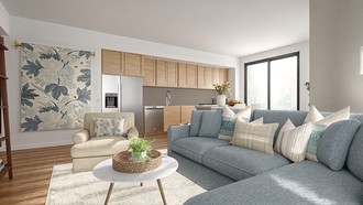 Contemporary, Modern, Transitional, Midcentury Modern Living Room by Havenly Interior Designer Meagan