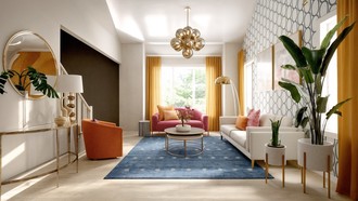 Contemporary, Modern, Glam, Artful Eclectic by Havenly Interior Designer Gabriela