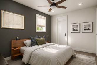 Industrial, Midcentury Modern Bedroom by Havenly Interior Designer Diego