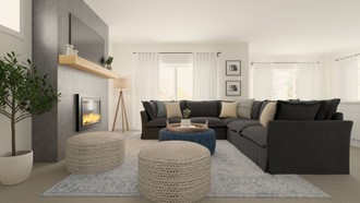 Modern, Minimal, Scandinavian, Organic Modern Living Room by Havenly Interior Designer Hayley