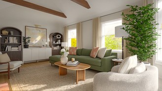 Modern, Eclectic, Midcentury Modern, Inspired Modern, Organic Modern Living Room by Havenly Interior Designer Trenton