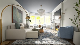 Parisian Modern Living Room by Havenly Interior Designer Abigail