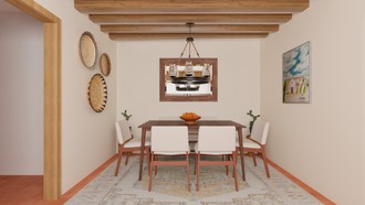 Contemporary, Rustic Dining Room by Havenly Interior Designer Mariana