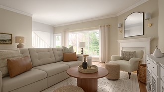 Contemporary, Modern, Modern Cottage Living Room by Havenly Interior Designer Lexie